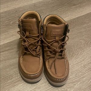 Levi's Kids Tan Lace-Up Boots